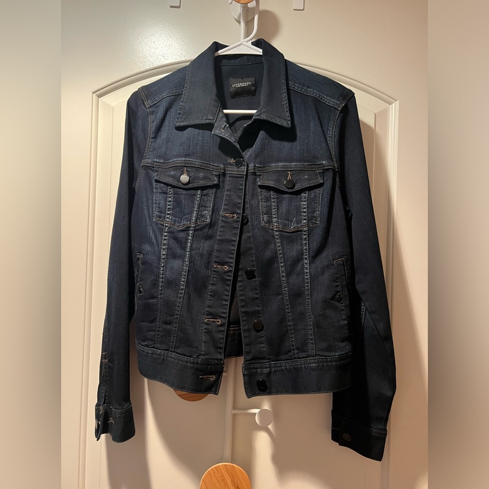 Liverpool jeans company Women's Classic Indigo Jean Jacket